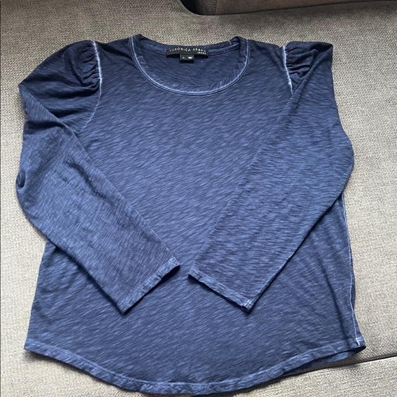 Veronica Beard Navy Long Sleeve blouse - Picture 1 of 9
